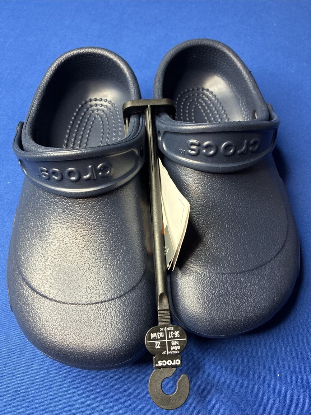 Crocs Unisex Bistro Slip Resistant Clog - Navy Blue M4/W6 New